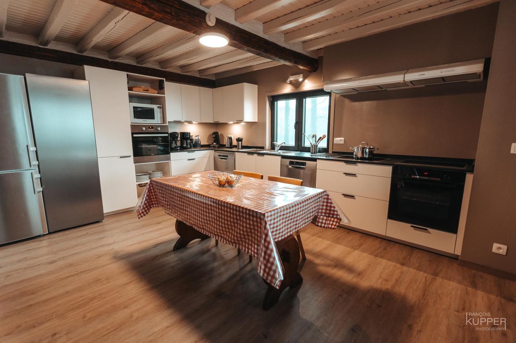 Le Grand Cerf 25 Pers, Malmedy- Chalet Rustique, Jardin المظهر الخارجي الصورة